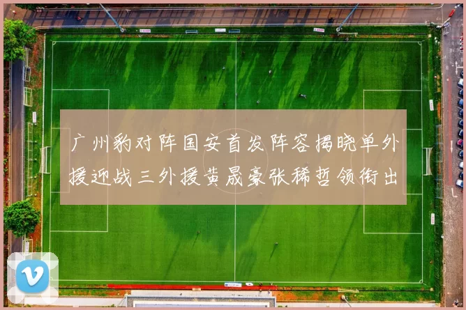 广州豹对阵国安首发阵容揭晓单外援迎战三外援黄晟豪张稀哲领衔出战